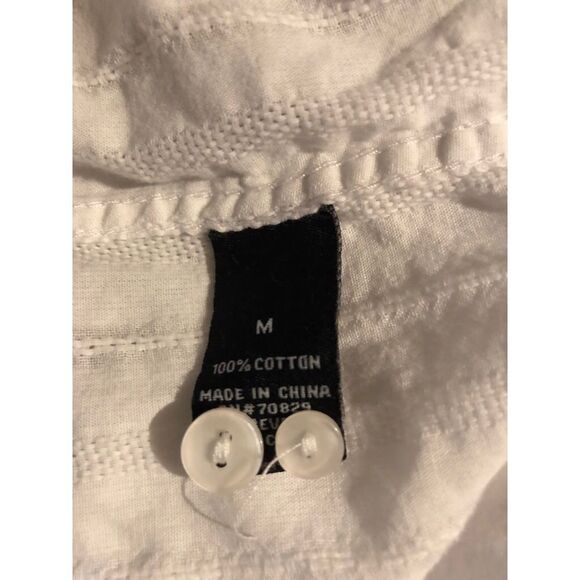 Carbon Classic Fit Button Down White Blous… - Picture 8 of 8